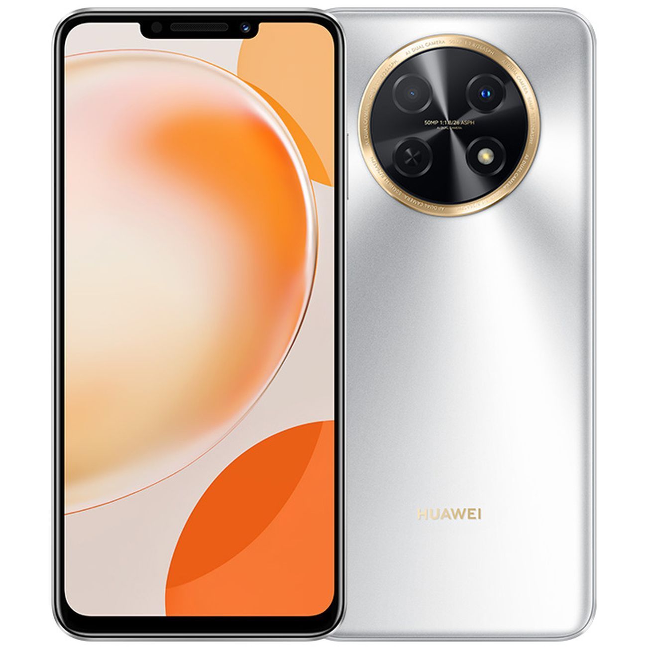 HUAWEI Смартфон nova Y91 8/128GB Moonlight Silver (STG-LX1) 8/128 ГБ,  серебристый