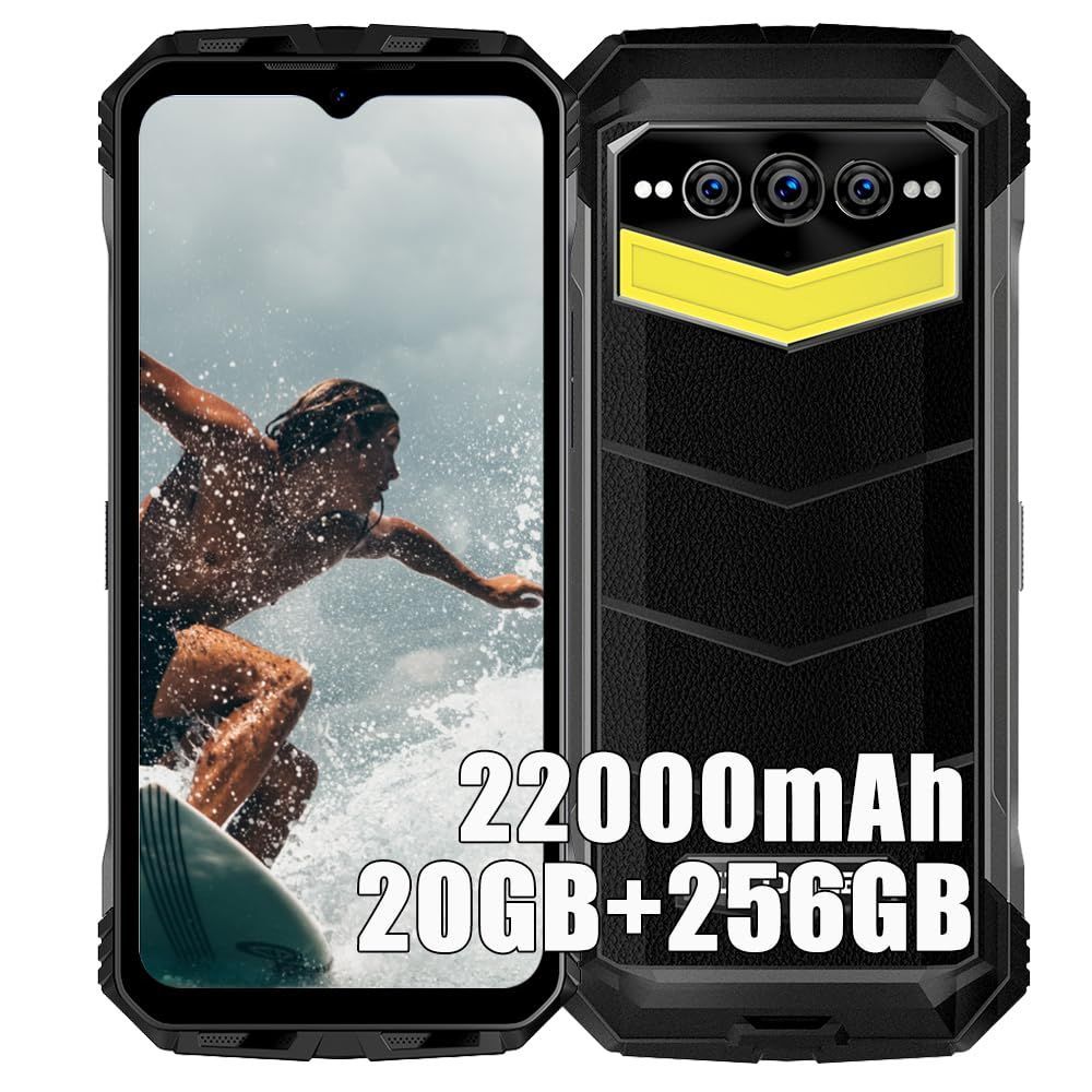 Doogee Смартфон S100 PRO 256 ГБ, черный, черно-серый