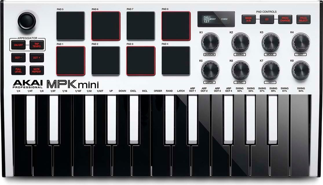 Клавиатура akai mpk mini. Клавиатура akai mpk mini