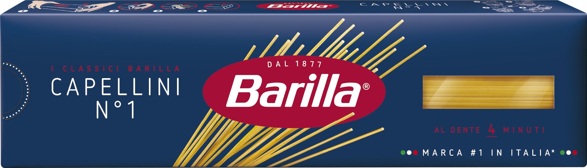 Макароны Barilla Капеллини №1, 450 г - купить с доставкой по выгодным ценам  в интернет-магазине OZON (136001597)