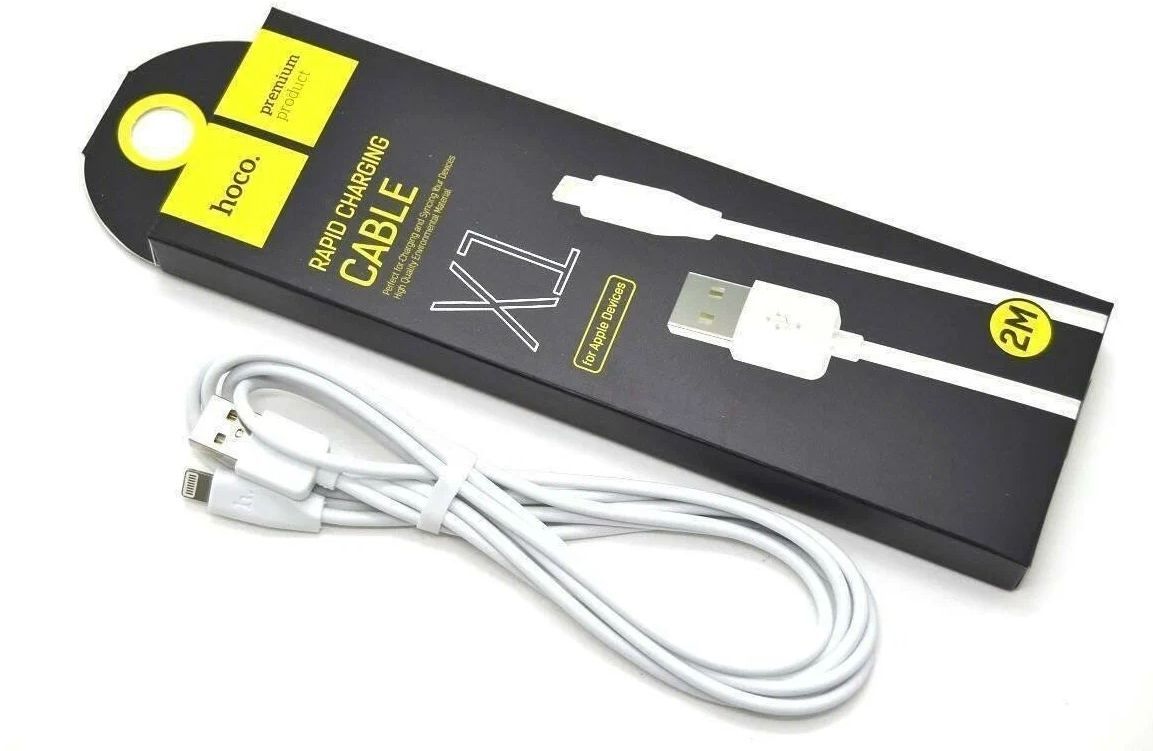 Кабель hoco. Кабель Hoco x1 USB Lightning. Кабель Hoco x1 Lightning 2м белый. Кабель Hoco Rapid x2 USB - Lightning 1 м. Кабель для iphone Hoco x1.