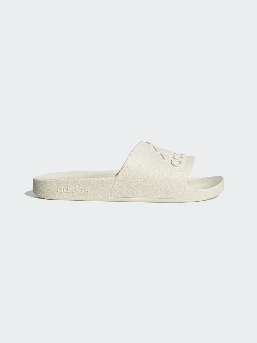 Adidas adilette aqua store white