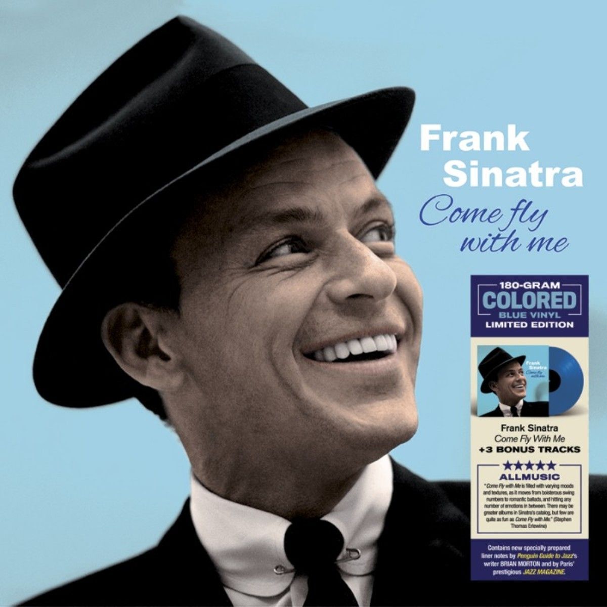 Frank Sinatra Come Fly With Me Blue Vinyl 20th Century Masterworks Фрэнк  Синатра (LP)