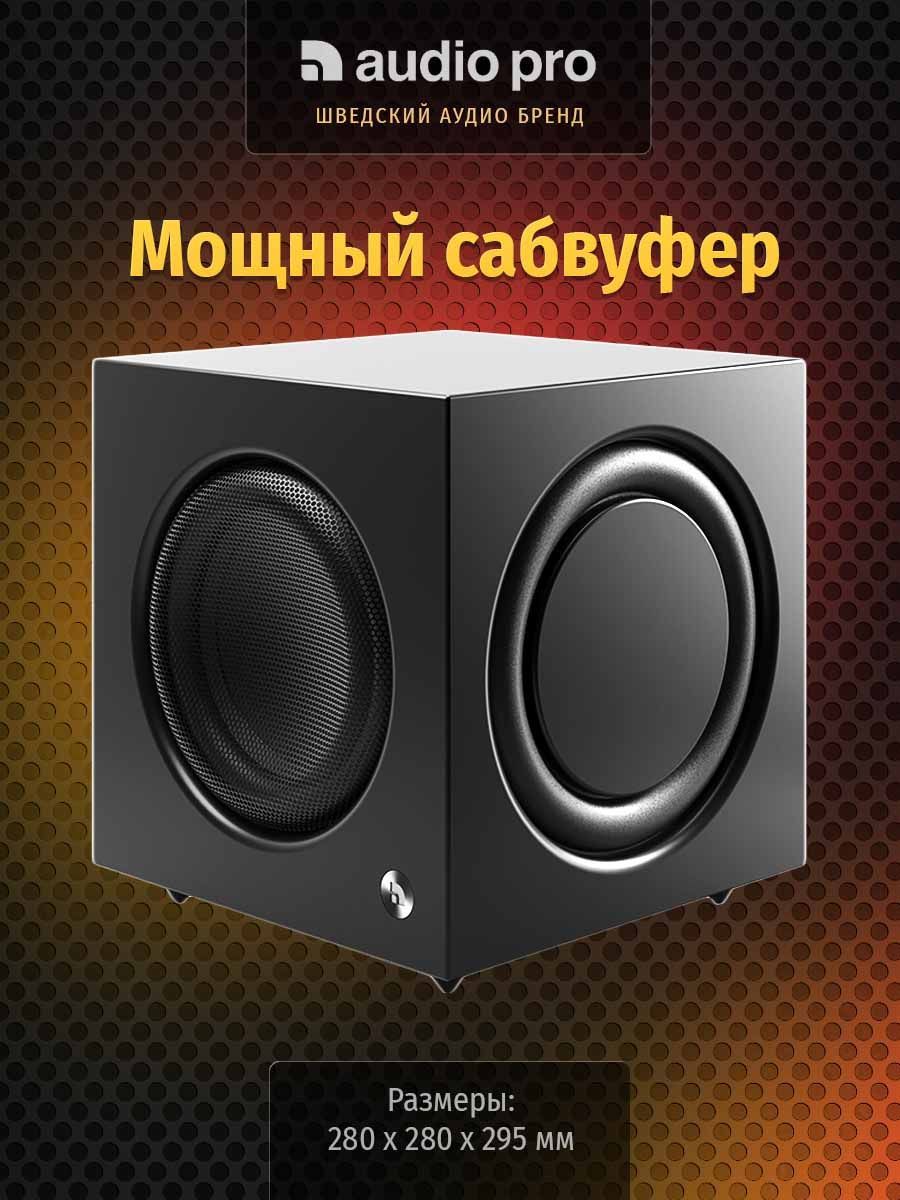 Премиум-сабвуферAUDIOPROSW-10Black