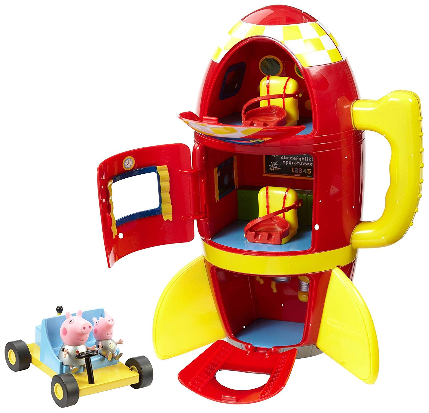 Набор игровой Peppa Pig Space Explorer Set with Moon buggy and 3 figures -  купить с доставкой по выгодным ценам в интернет-магазине OZON (1123468166)