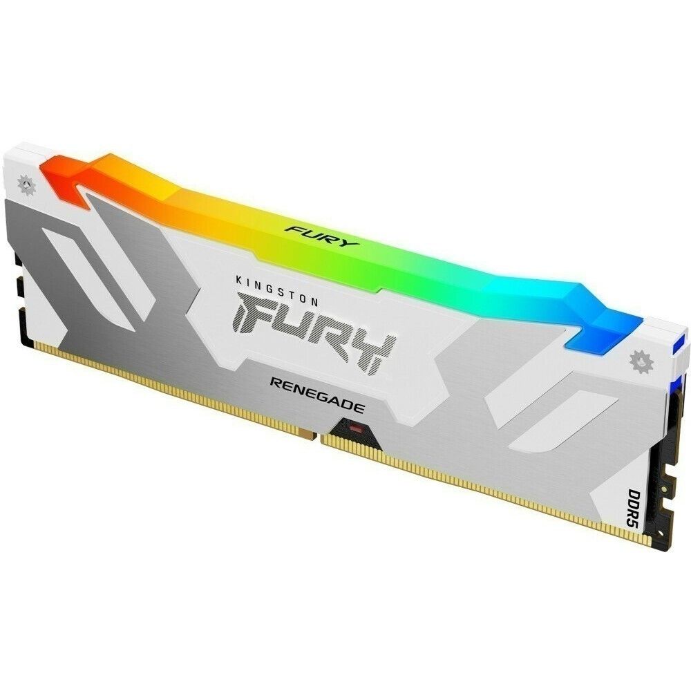 Kingston Fury Оперативная память Renegade White RGB DDR5 6000 МГц 1x16 ГБ (KF560C32RWA-16)