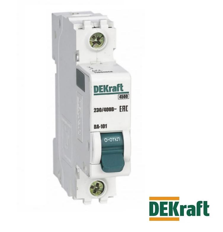 Автоматические выключатели dekraft ва101. Выключатель автоматический двухполюсный 10а DEKRAFT.