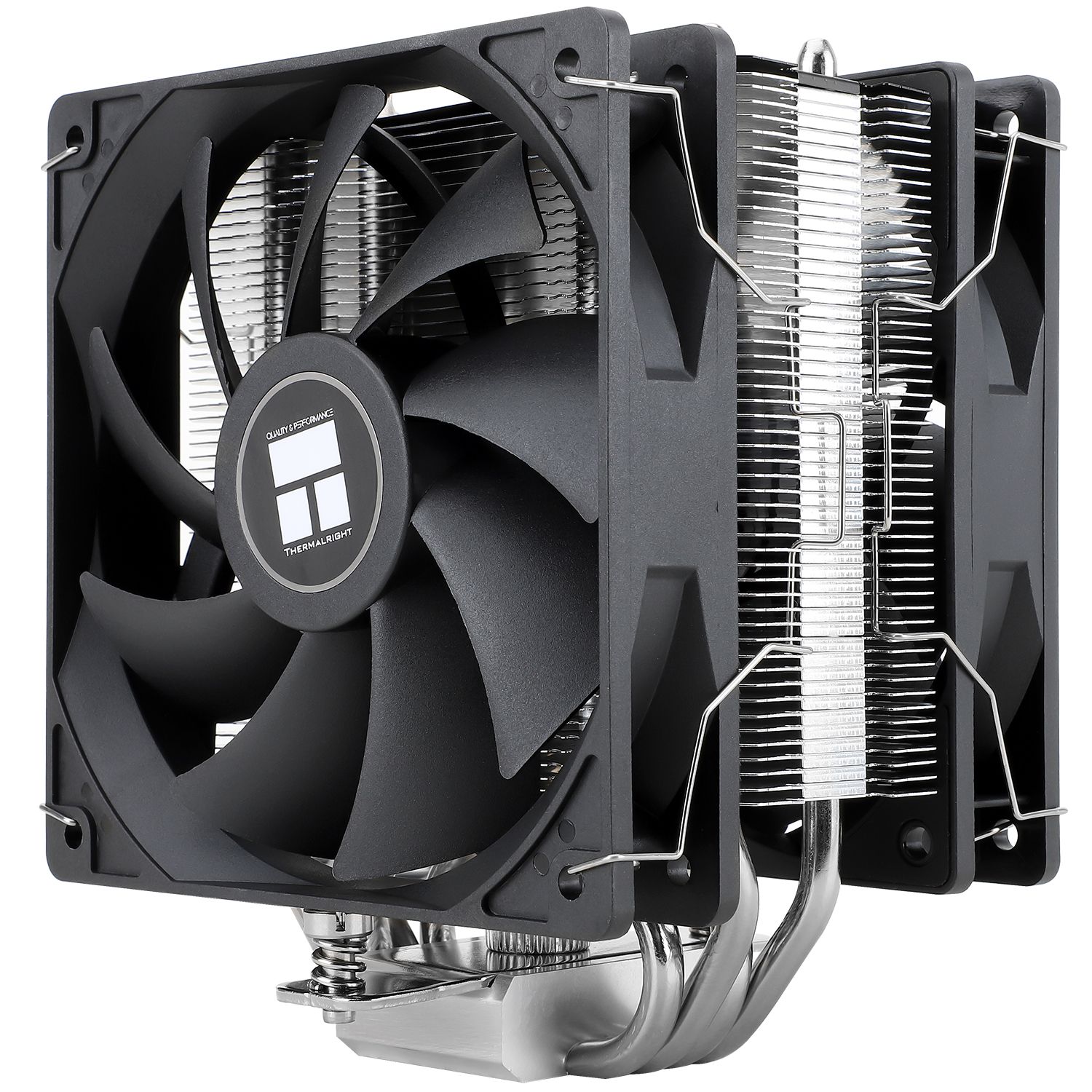 Кулер для процессора Thermalright ASSASSIN X 120 SE Black черный без подсветки с двумя вентиляторами 4 теплотрубок LGA1700 115X 1200 AM4 AM5