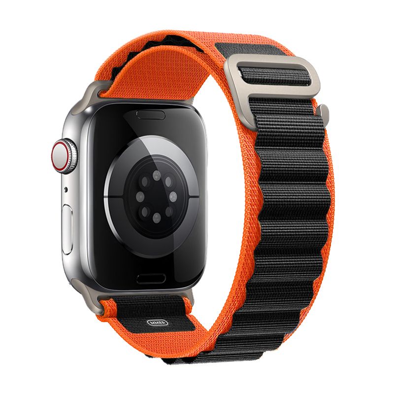 Alpine loop apple watch. Apple watch Indigo Alpine loop Ultra 2 на руке
