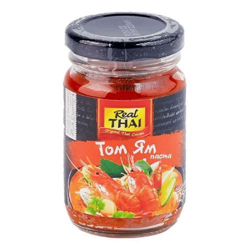 Real Thai паста "Том Ям/Tom Yum Paste", 125 гр кисло-сладкая на основе растительных масел