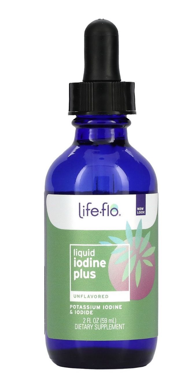 Жидкий йод плюс Лайф Фло, Iodine plus Life-Flo, 59 мл(图1)