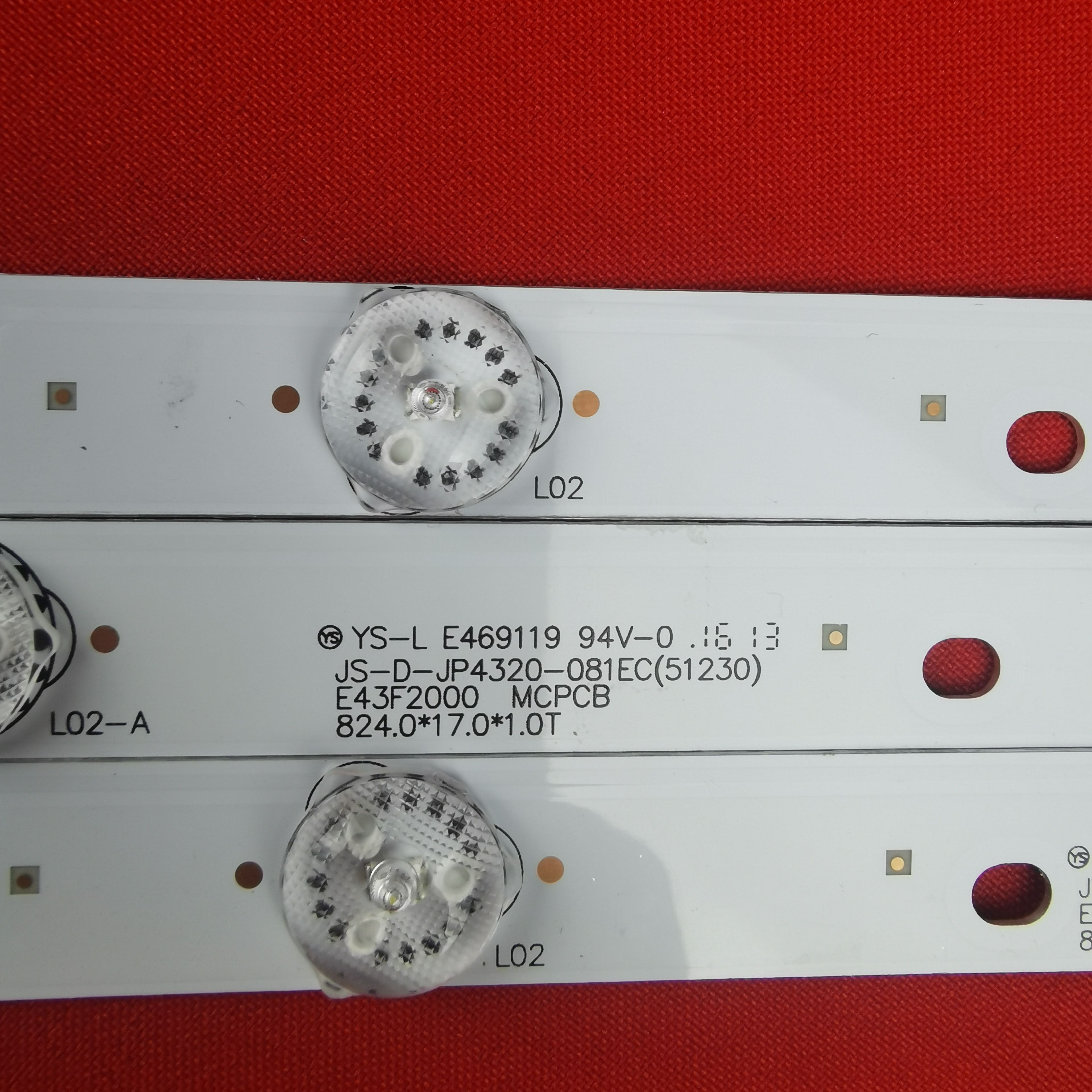 Подсветка JS-D-JP4320-081EC JS D JP4320 091EC, MS L1111 для тв AKAI AKTV432, SHIVAKI STV-43LED20W VEKTA LD-43SF6015BT 43TF5515BS