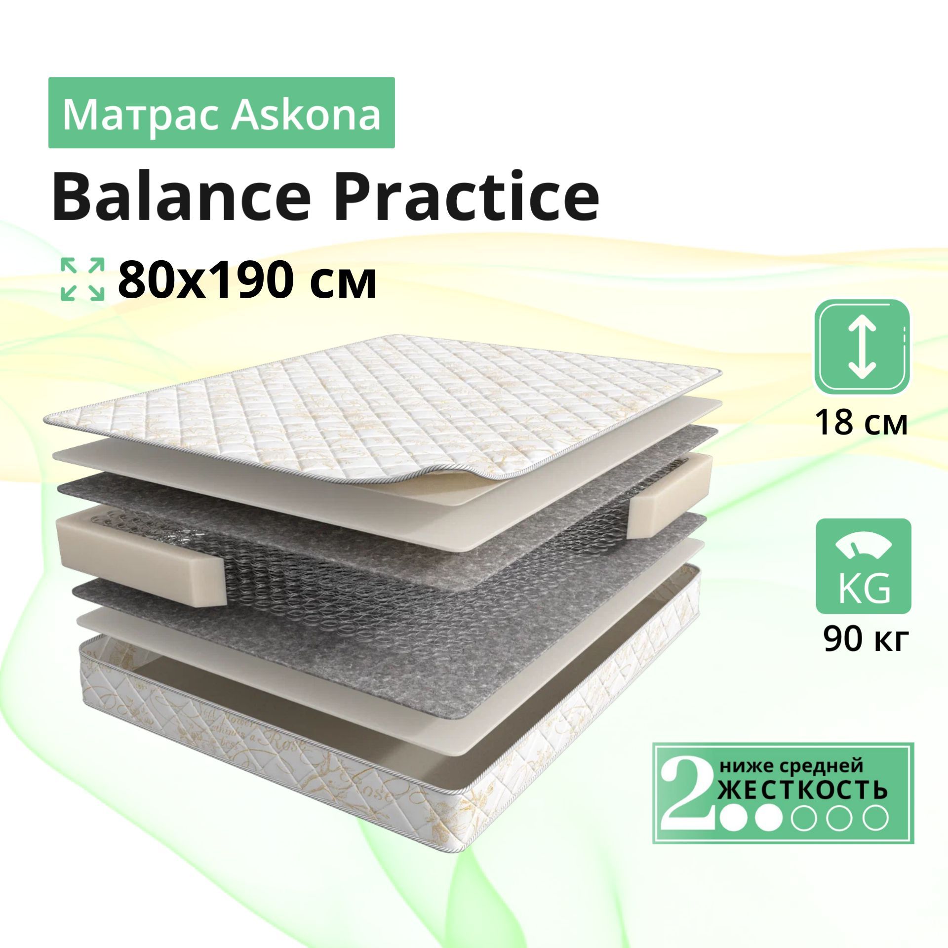 Матрас balance practice anatomic