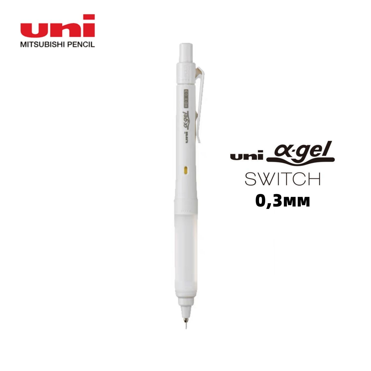 Uni Mitsubishi Pencil Карандаш, толщина: 0.3 мм, 1 шт.