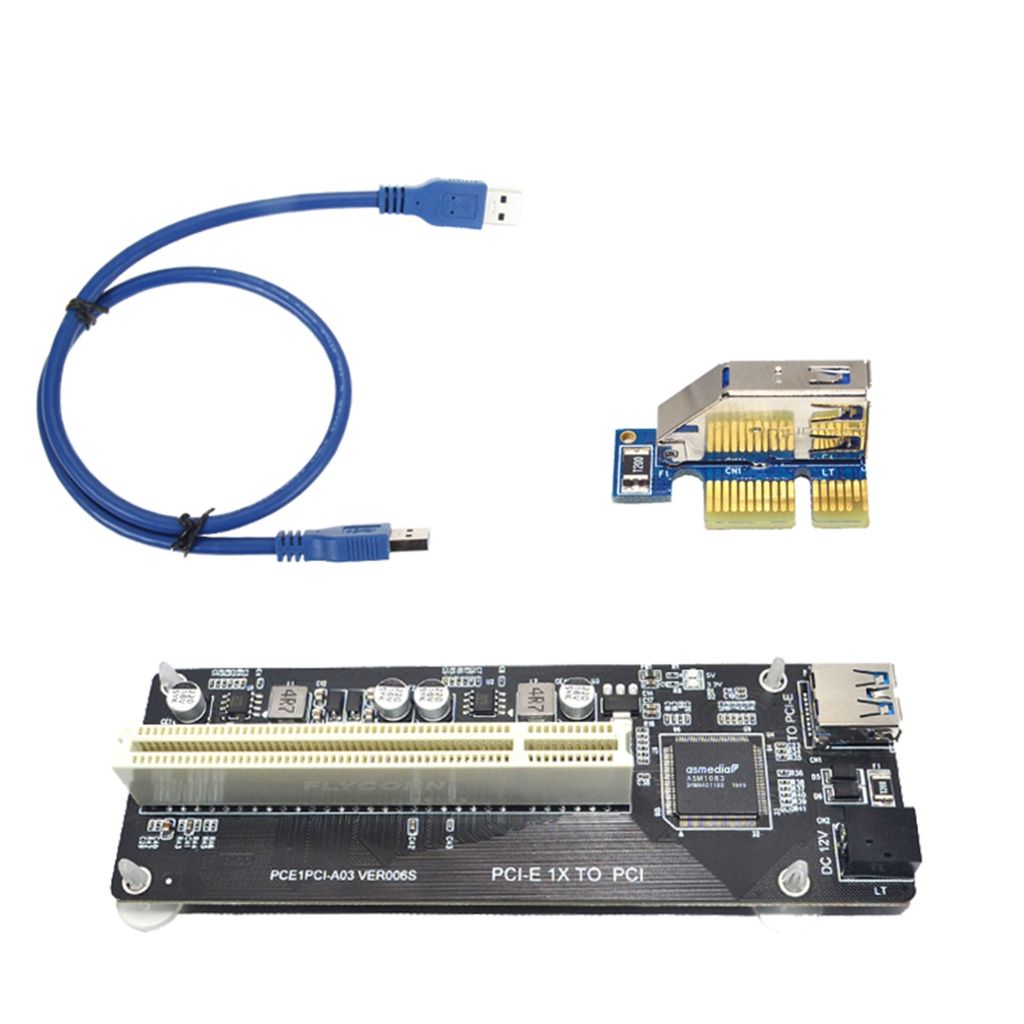 Плата адаптера PCIE для подключения к одному PCI ASM1083 master control