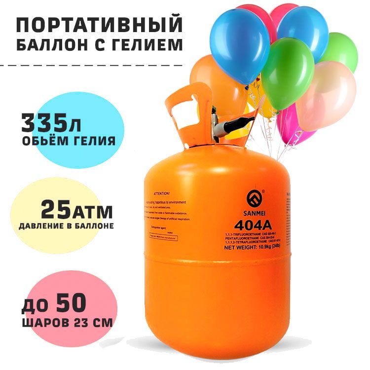 Баллон с гелием...