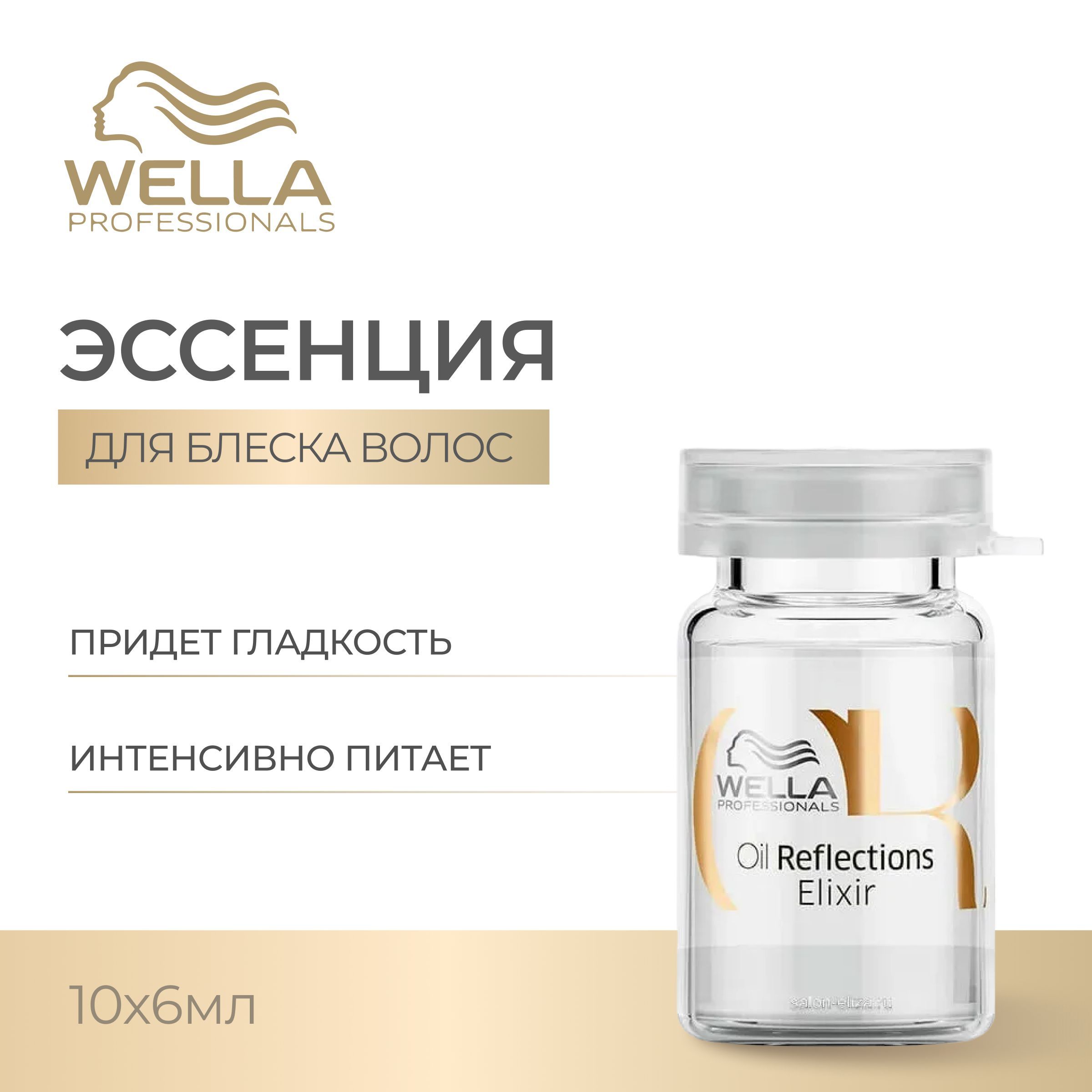 WELLA PROFESSIONALS Эссенция OIL REFLECTIONS для интенсивного блеска волос, 10х6мл