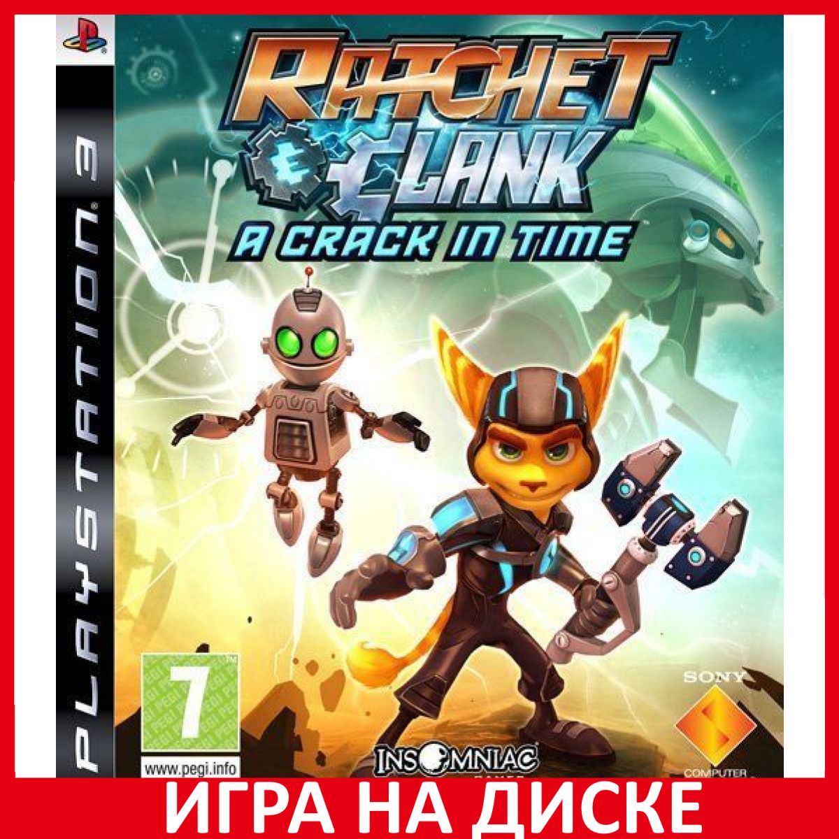 Игра Ratchet And Clank A Crack In T (PlayStation 3, Английская версия)