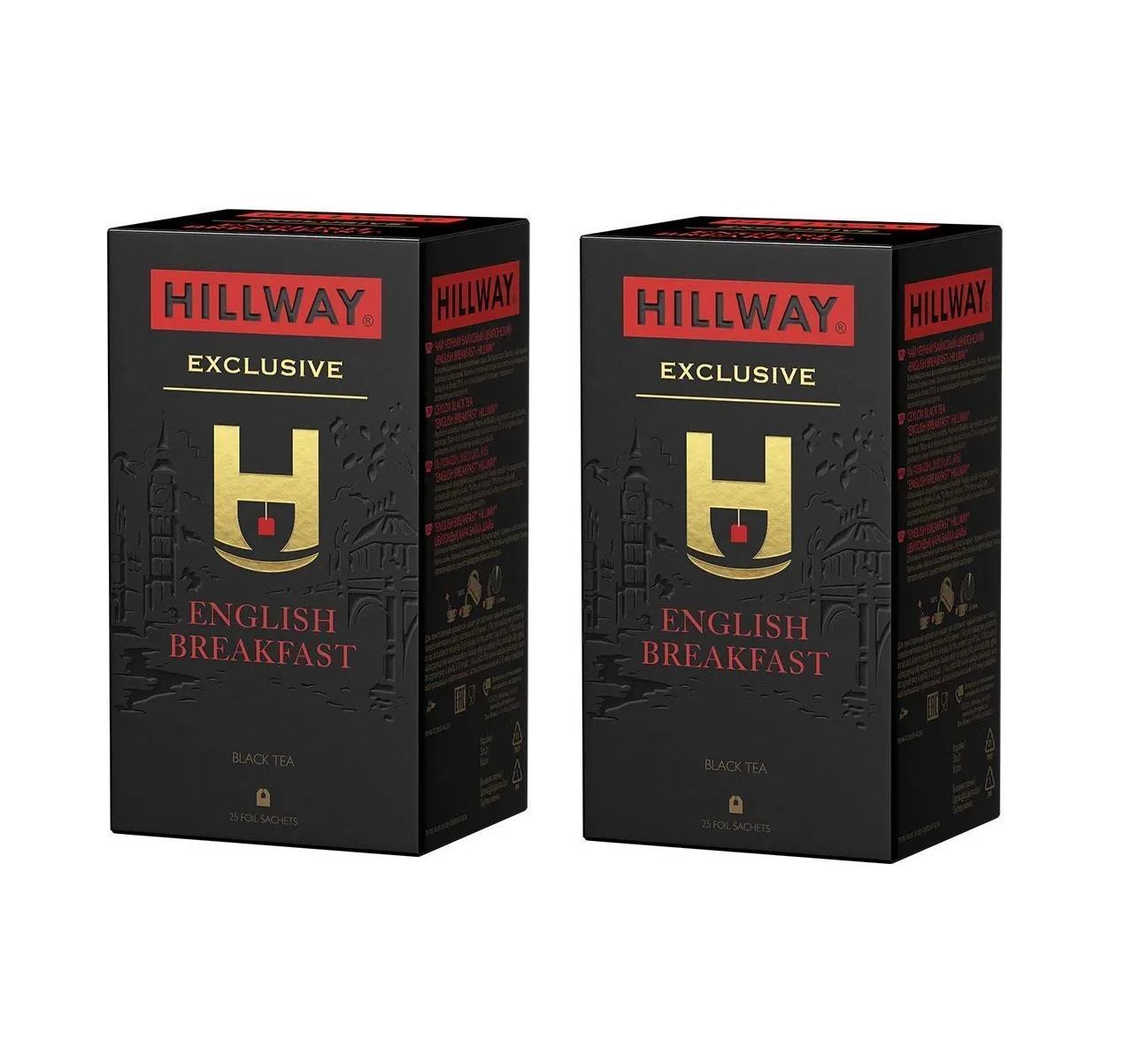 <b>Hillway</b> <b>чай</b> черный 2 шт по 25 пакетиков