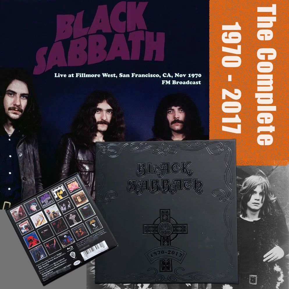 BLACK SABBATH - Black Box: The Complete 1970 - 2017/ Box Set 21 x CD + Blu-Ray ЗАПЕЧАТАННЫЙ / SEALED