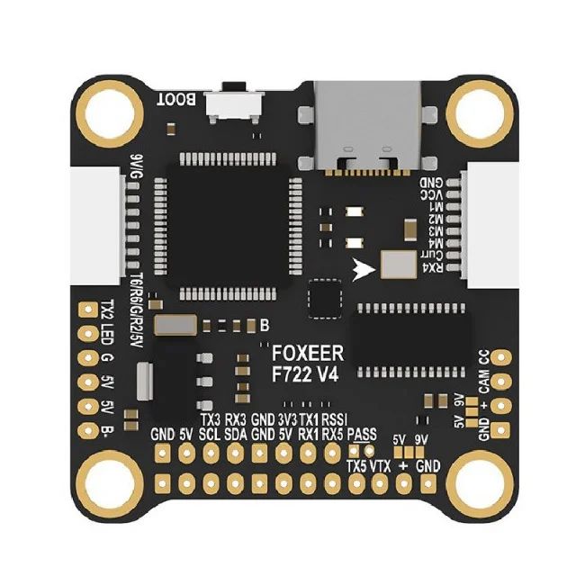F722 полетный контроллер схема Полётный контроллер Foxeer F722 V4 Flight Controller X8 DJI Type-C - купить с до