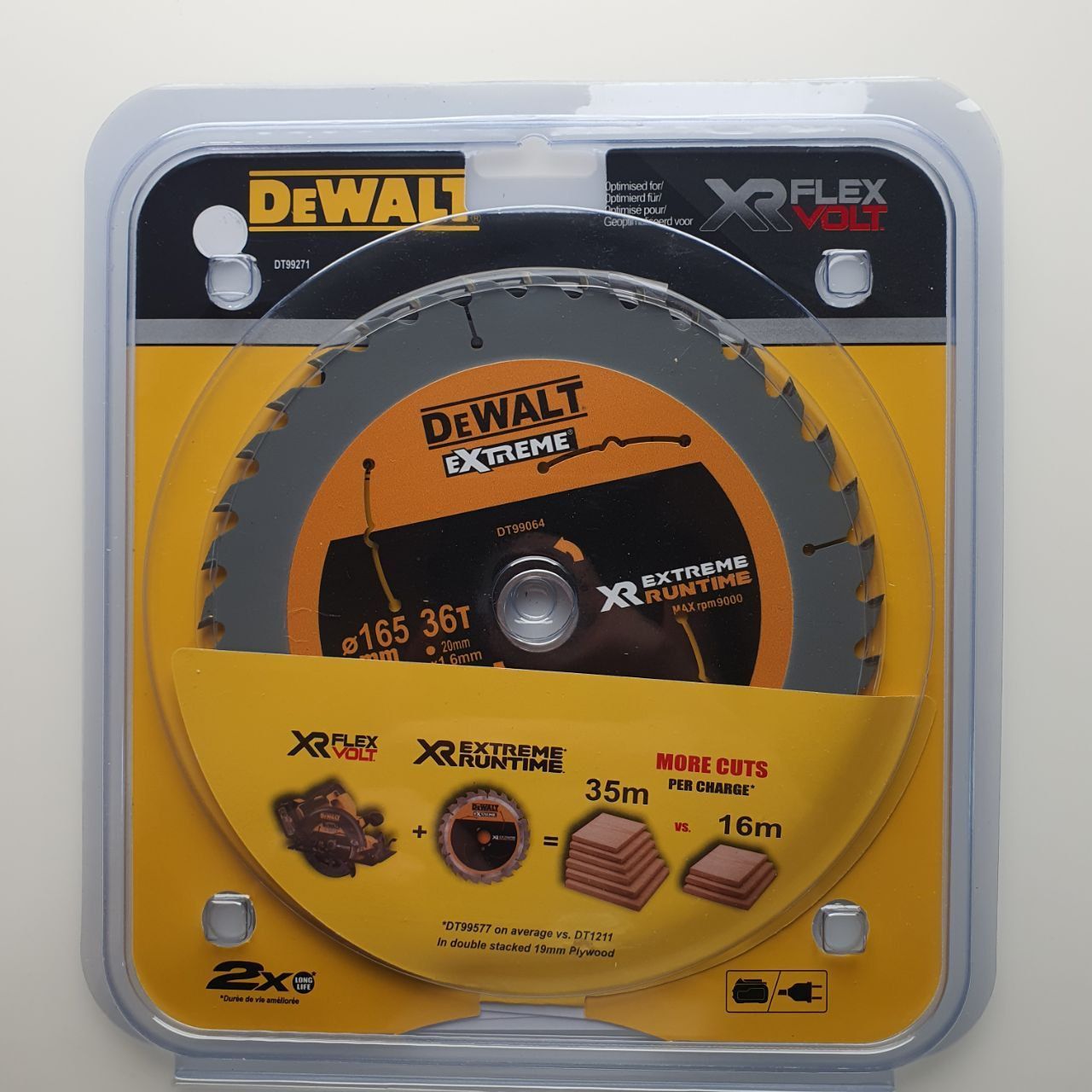 DeWalt Диск пильный 165 x 20; 36  зуб.