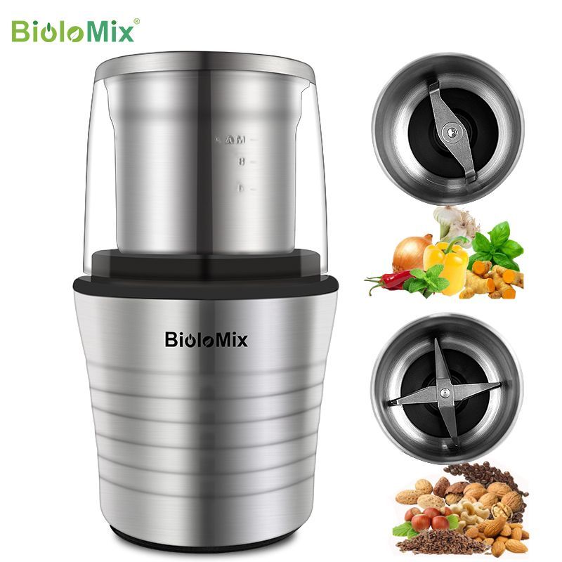 BioloMix Кофемолка BCG300 300 Вт, объем 80 г