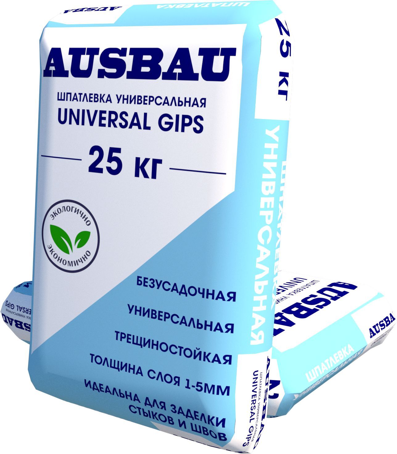 Шпатлевка гипсовая AUSBAU универсальная UNIVERSAL GIPS 25 кг