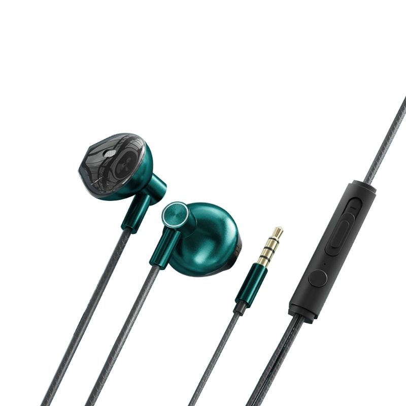 Задержка проводных наушников. Green Earphones.