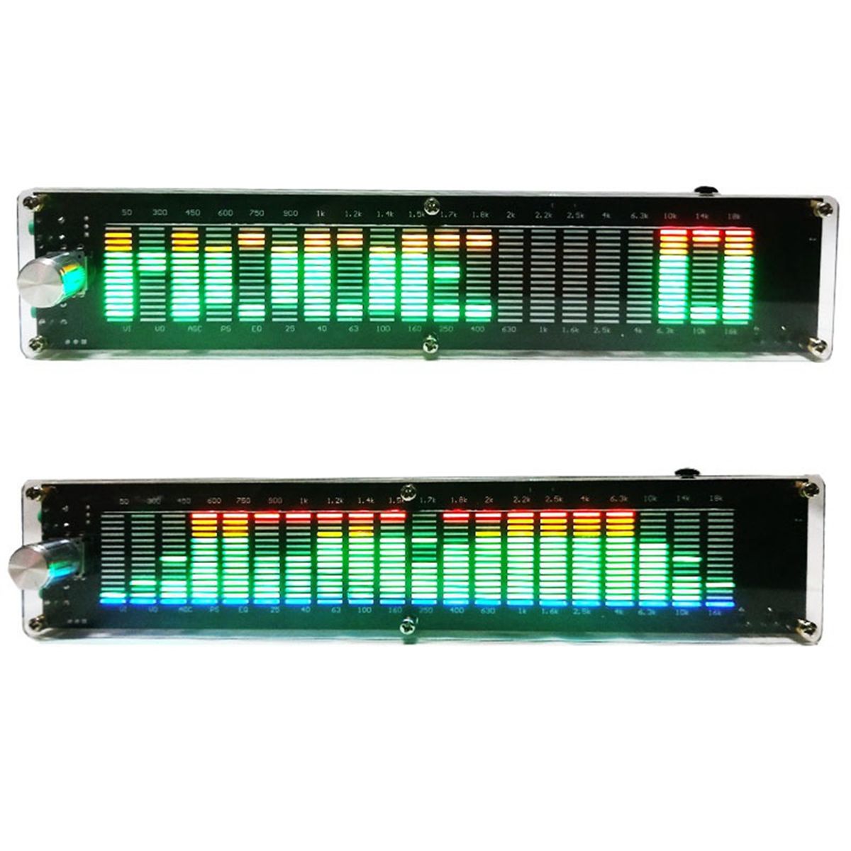 Светодиодный эквалайзер. Dual 31-Band DSP Spectrum Analyzer display. Светодиодный эквалайзер своими руками. Многоканальные vu-metr.