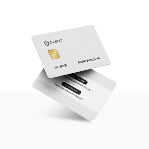 Аппаратный криптокошелек DCENT Wallet Backup Card - холодный кошелек для криптовалют от официального реселлера CRYPTORO