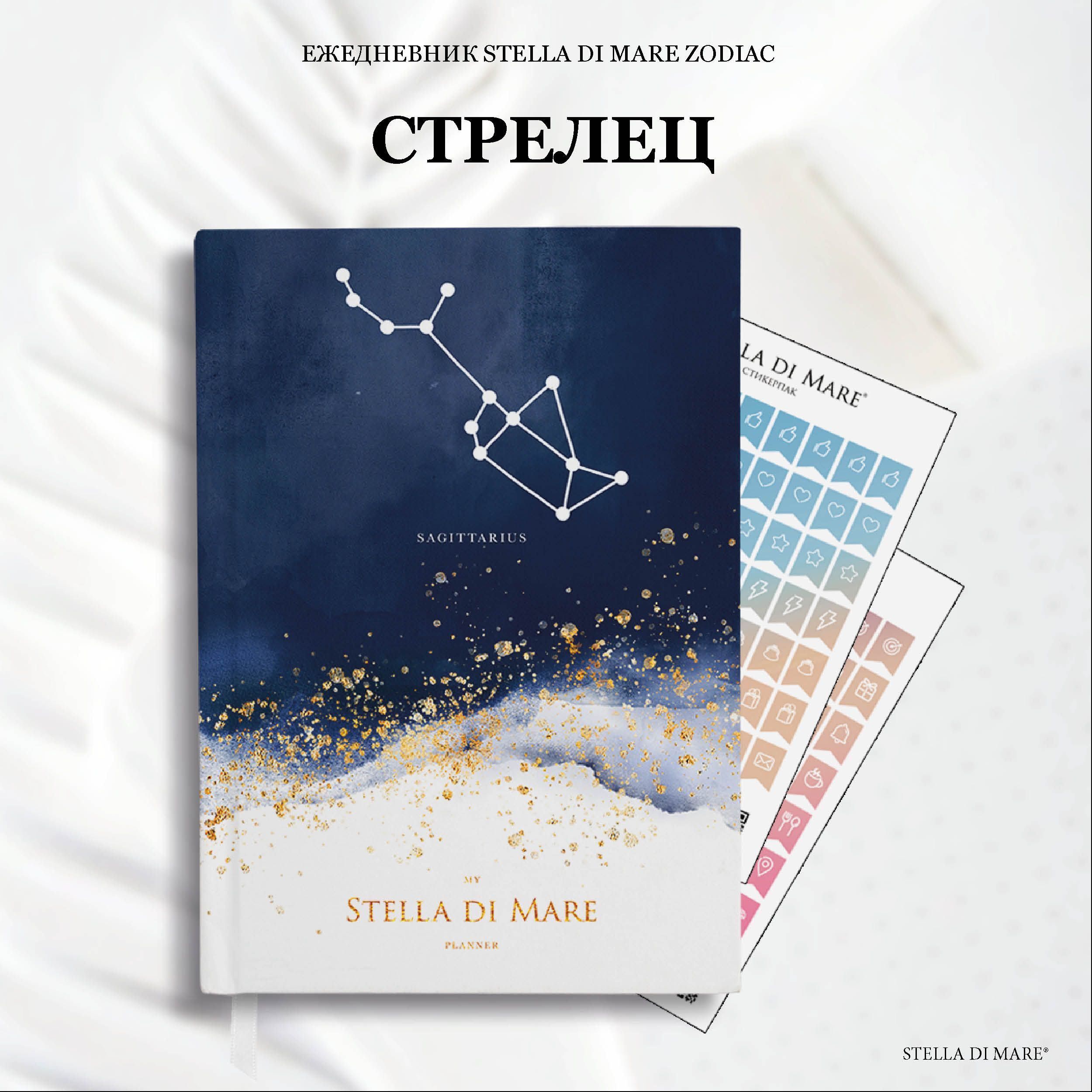 Ежедневник Stella Zodiac со знаком зодиака Стрелец, недатированный женский  эстетичный софтач планер 2024 - купить с доставкой по выгодным ценам в  интернет-магазине OZON (177901277)