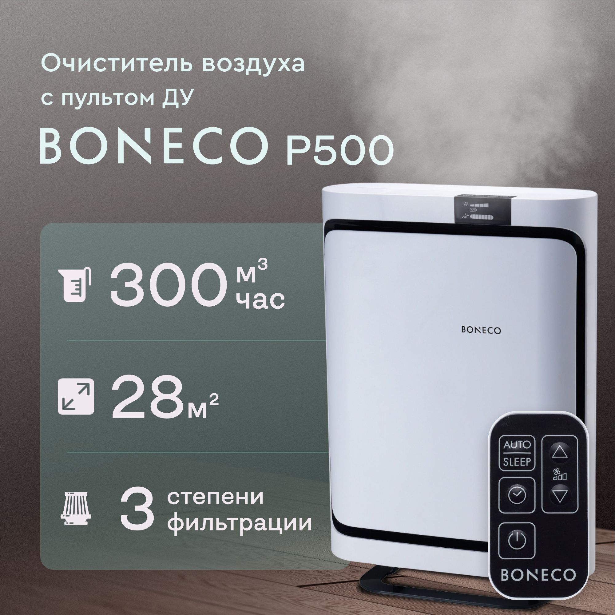 BONECO P500 - 空気清浄機・イオン発生器