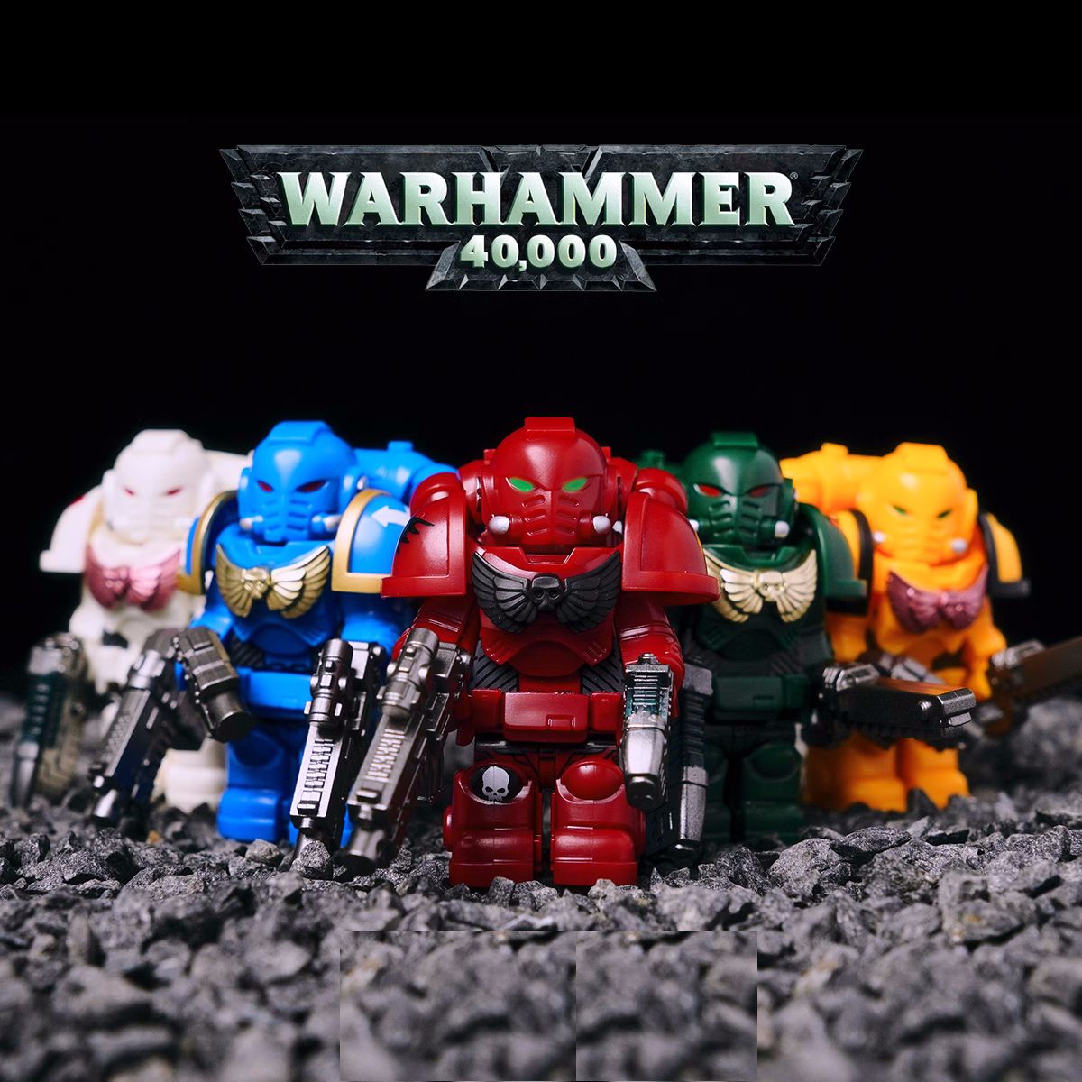 НаборминифигурокКосмическихдесантниковMY601-605Вархаммер40000/Warhammer40000совместимысконструкторомлего/5шт4,5смпакет