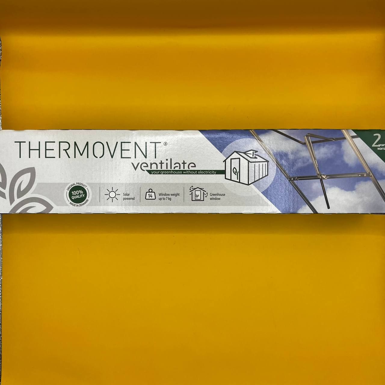 Термопривод для проветривания теплиц THERMOVENT (Дания) / автомат проветривания