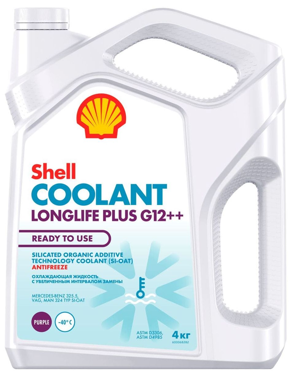 Антифриз SHELL Coolant Longlife G12++ Ready to Use кан. 4 кг