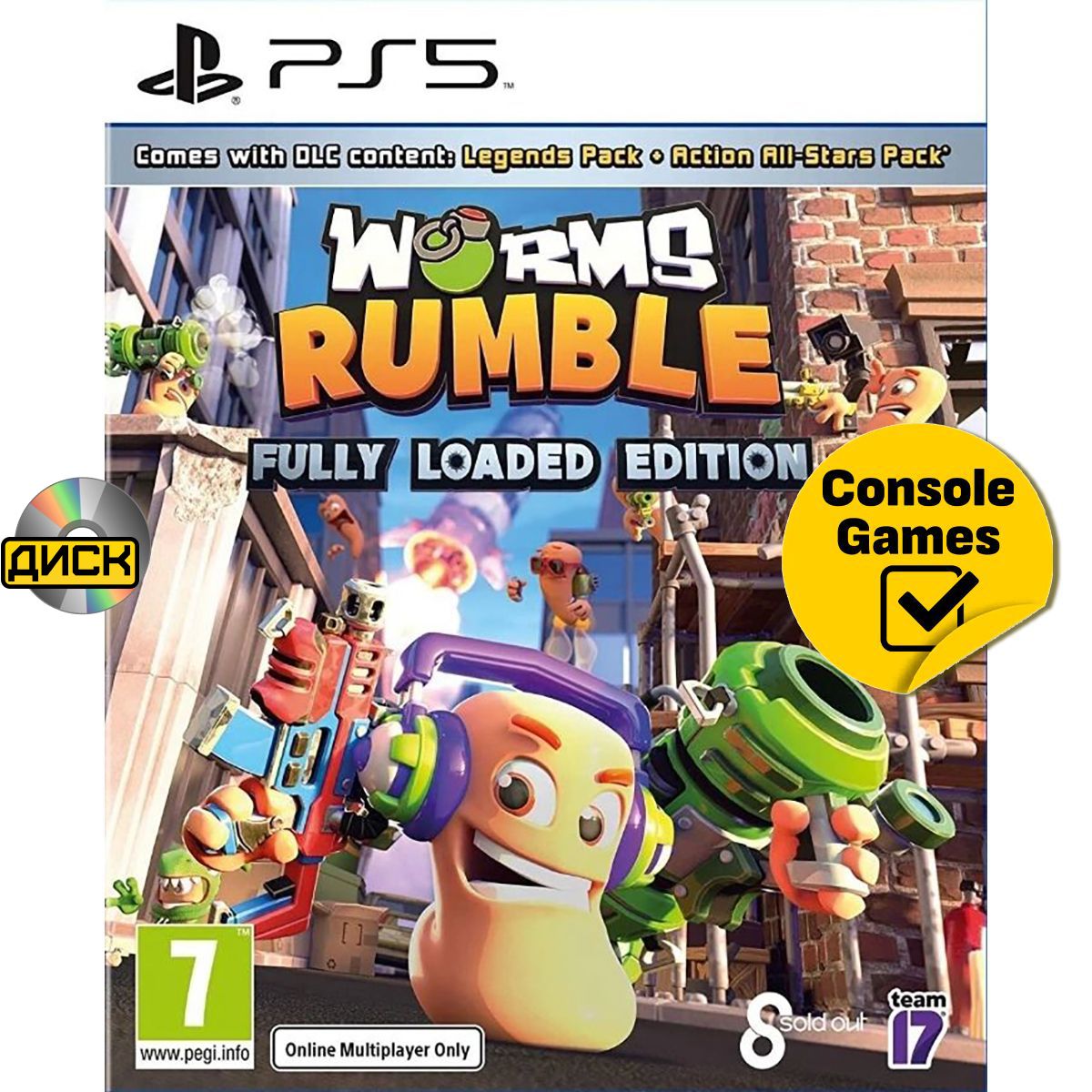 Игра PS5 Worms Rumble - Fully Loaded Edition (PlayStation 5, Русские субтитры)