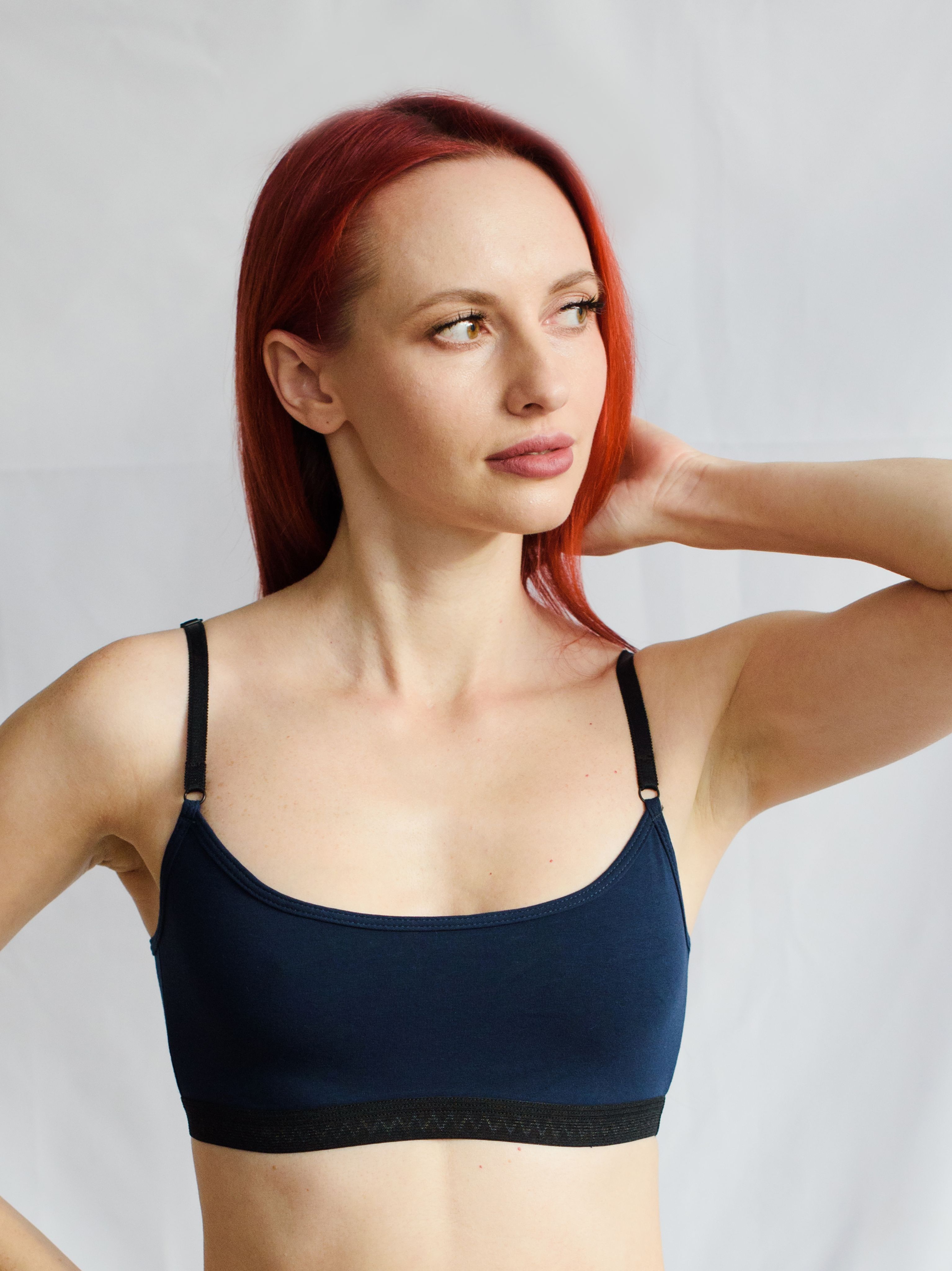 рыжая с плоской грудью Топ-бюстье Женский Далиса без косточек, бюстье, размер 44 темно-синий,  черный Хлопок, Трикотаж Домашний Беларусь Без застежки Тесьма, Декольте  впитывает влагу, плоские швы Однотонный купить c доставкой на OZON по  низкой цене (226420491)