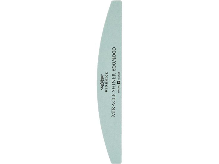 Пилка для ногтей полумесяц 600*4000 BERENICE Nail File Miracle Shiner