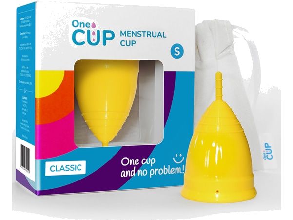 Менструальная чаша желтая OneCUP Classic yellow