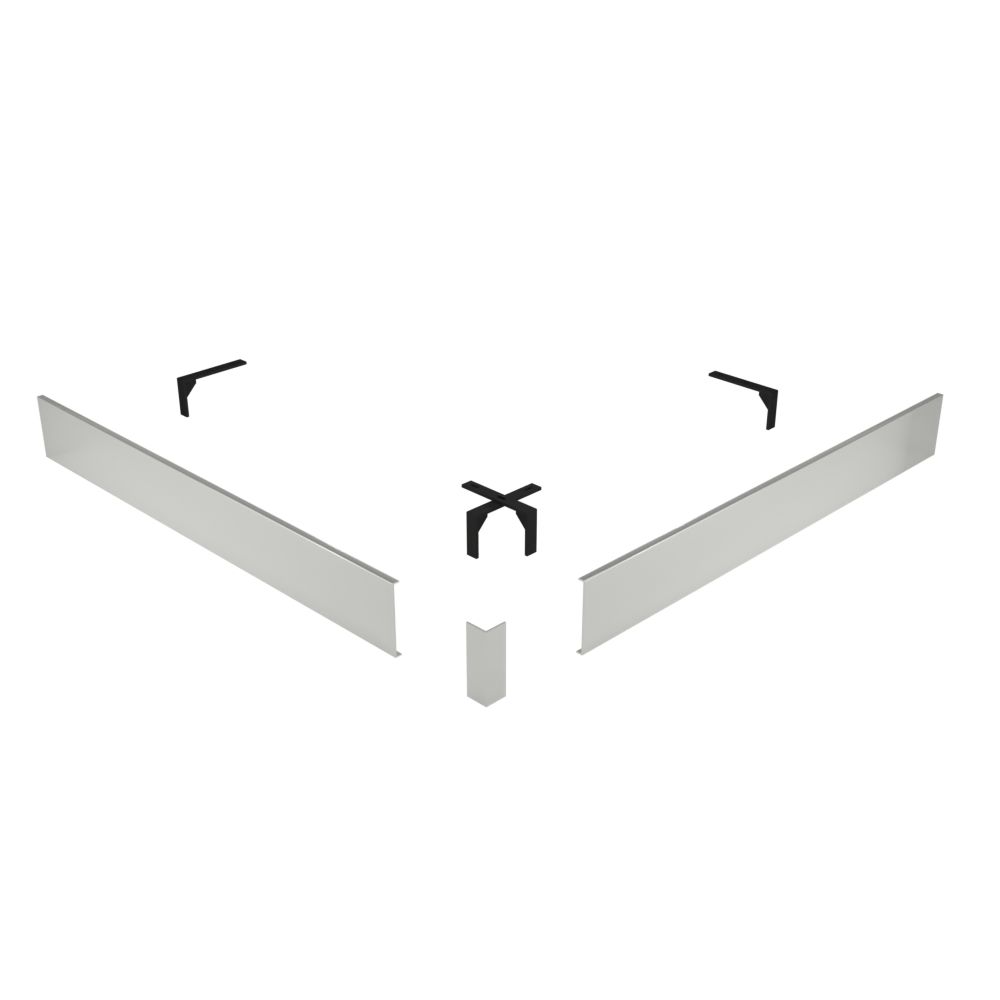 Экран для поддона INRAIN IN-01 90х90 (квадрат) (Белый)