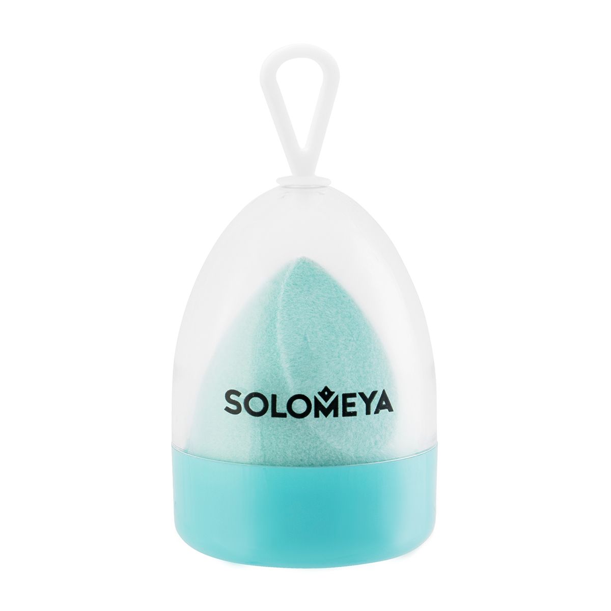 Solomeya Вельветовый косметический спонж для макияжа, Тиффани / Microfiber Velvet Sponge Tiffany