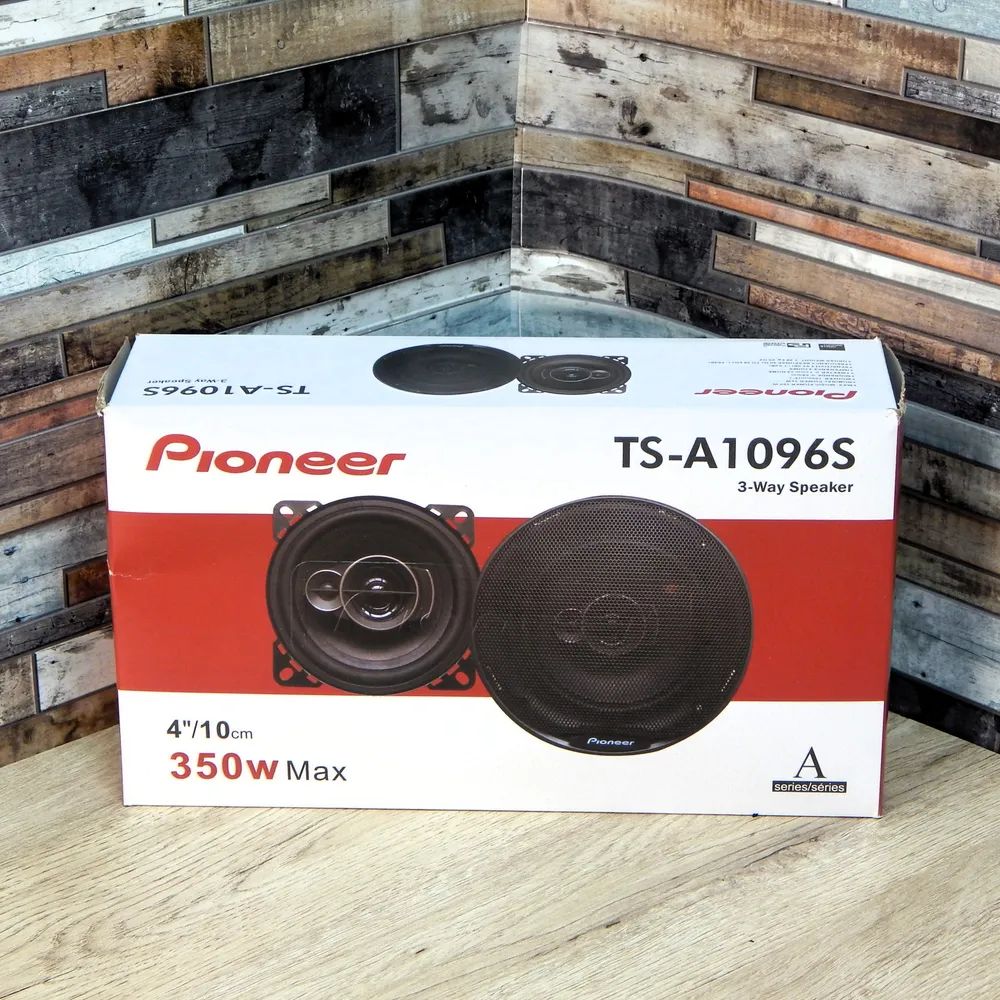 Динамики Pioneer 10-го диаметра, 4 дюйма TS-A1096S, 350W - купить по  выгодной цене в интернет-магазине OZON (1383761821)