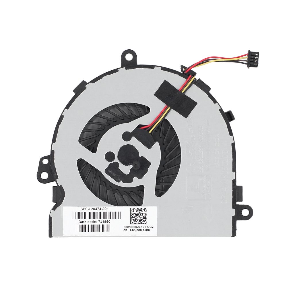 КулердляноутбукаHP15-db1000da2000da0000da1000da2000db0000,250255G7,TPN-C135C136/L20474-001.DFS470805CL0T-FK3M-вентиляторUMA