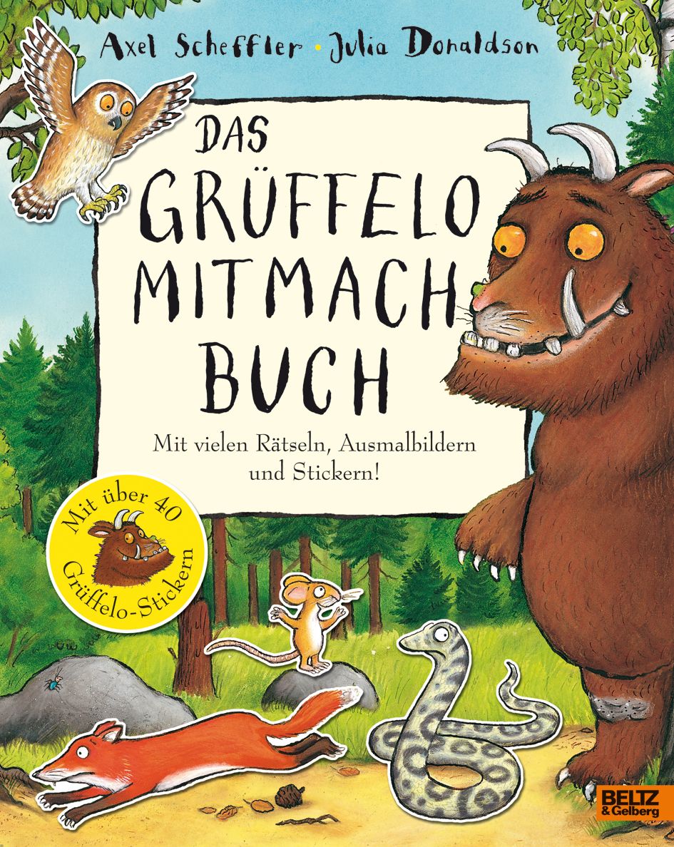 Das Gruffelo-Mitmachbuch / The Gruffalo Activity Book / Книга на Немецком | Шеффлер Аксель, Donaldson Julia