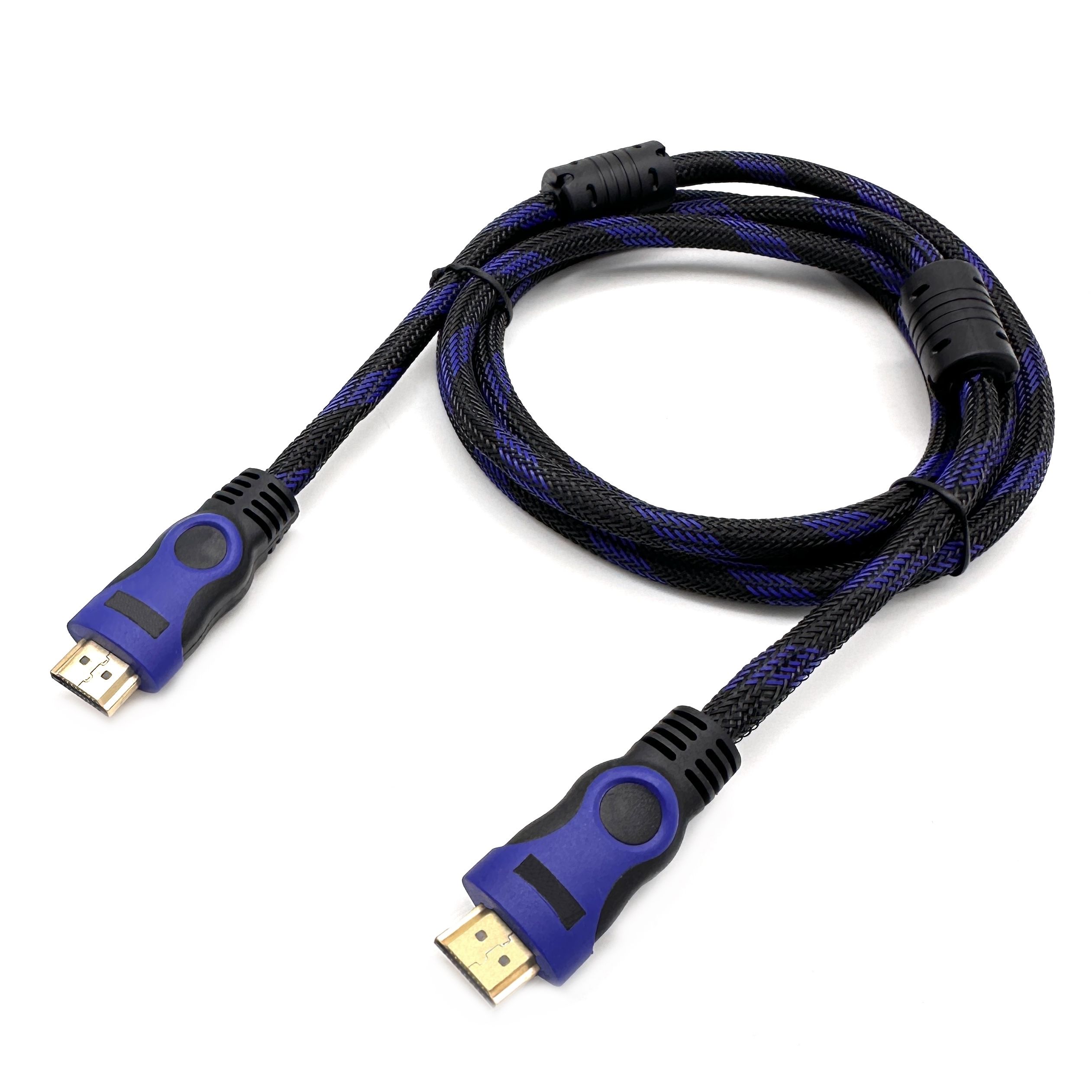 КабельHDMI-HDMI,FullHD,2K,1.5м,нейлоноваяоболочка,2фильтра