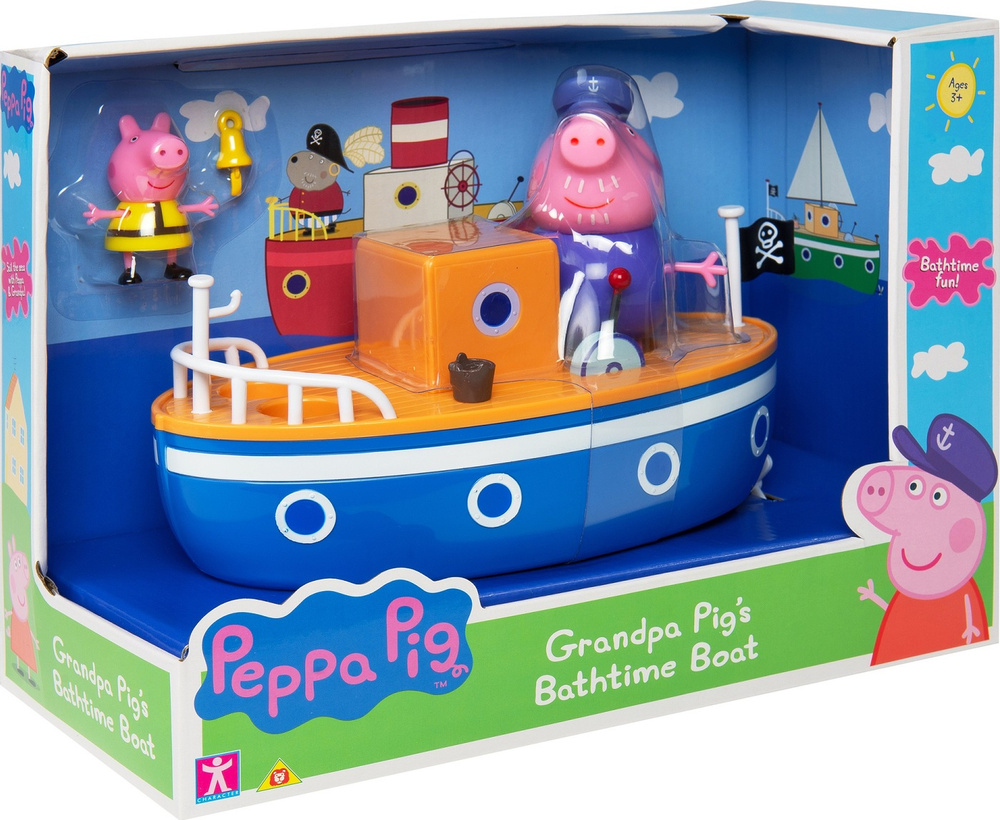 Свинка Пеппа. Игровой набор для ванны "Корабль дедушки Пеппы", Peppa Pig.  #1