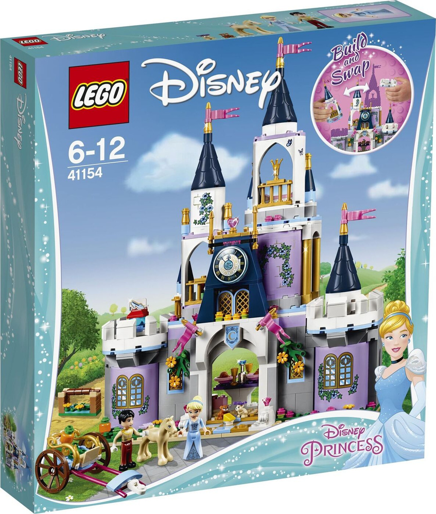 cinderella castle lego 41154