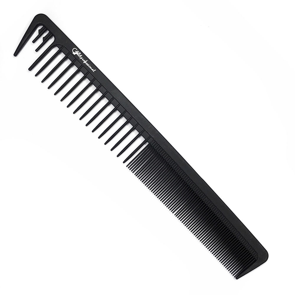 Gera Professional, Расческа карбоновая для стрижки волос GPR00308, цвет черный  #1