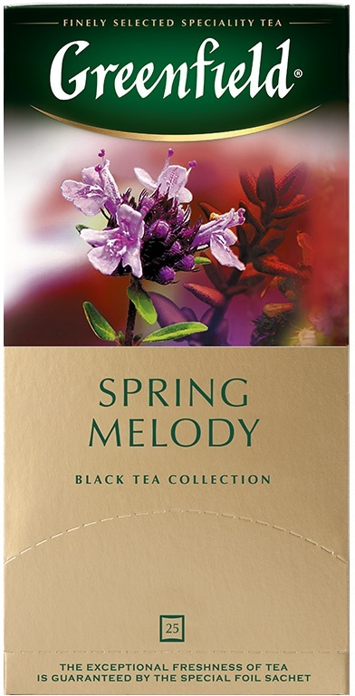 Чай в пакетиках черный Greenfield Spring Melody, 25 шт #1